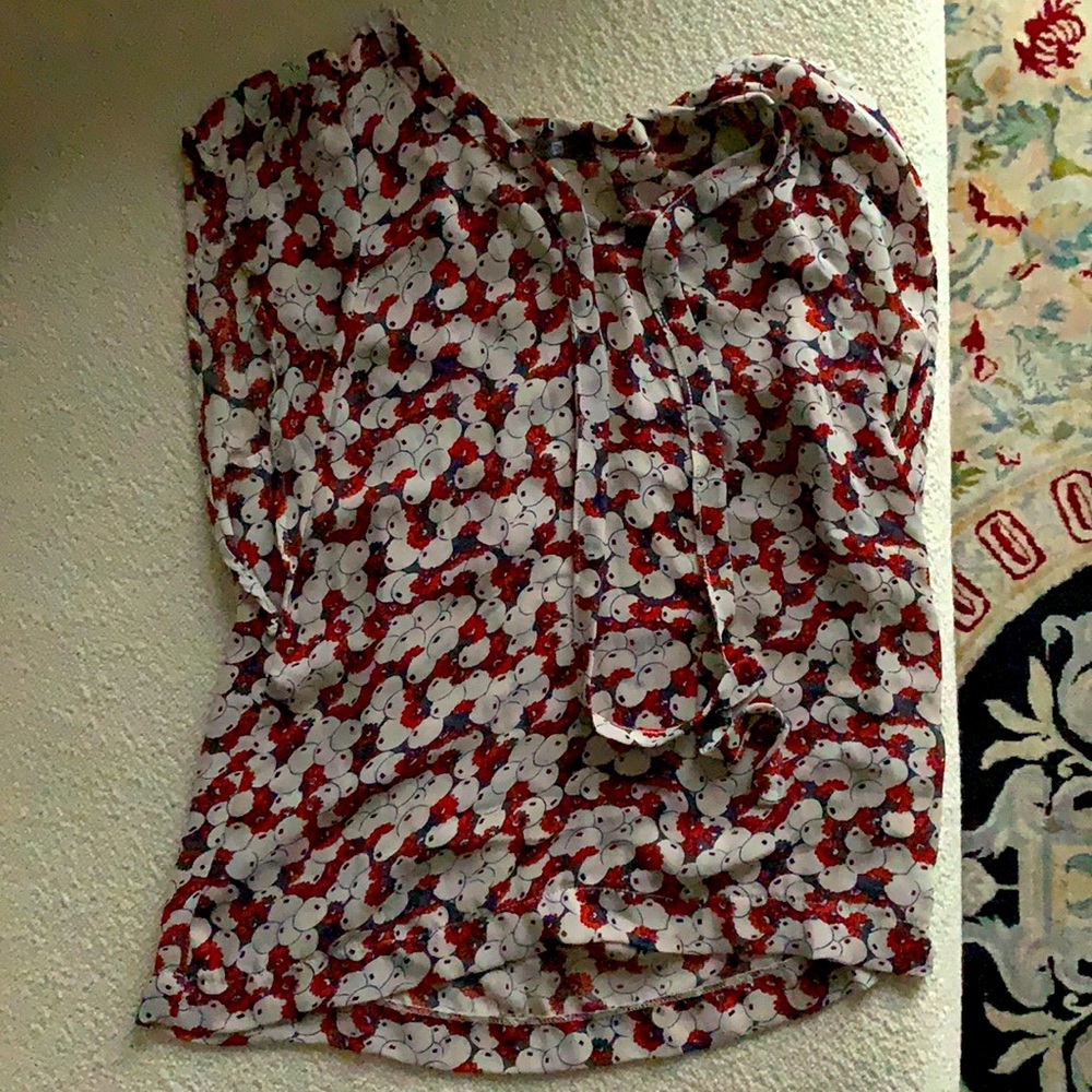 Autreton French short sleeve blouse